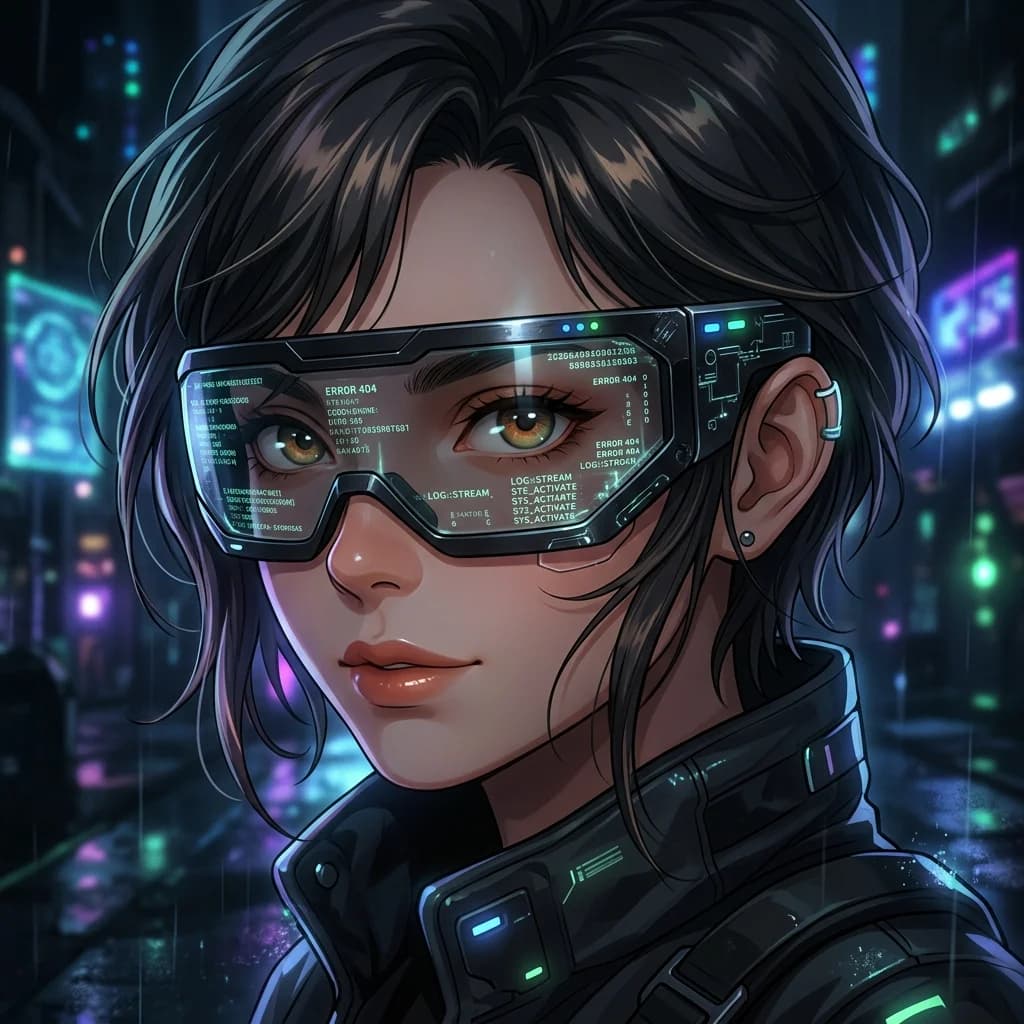 A player interacting with a holographic AI character who responds dynamically to voice and gesture in a modern apartment.