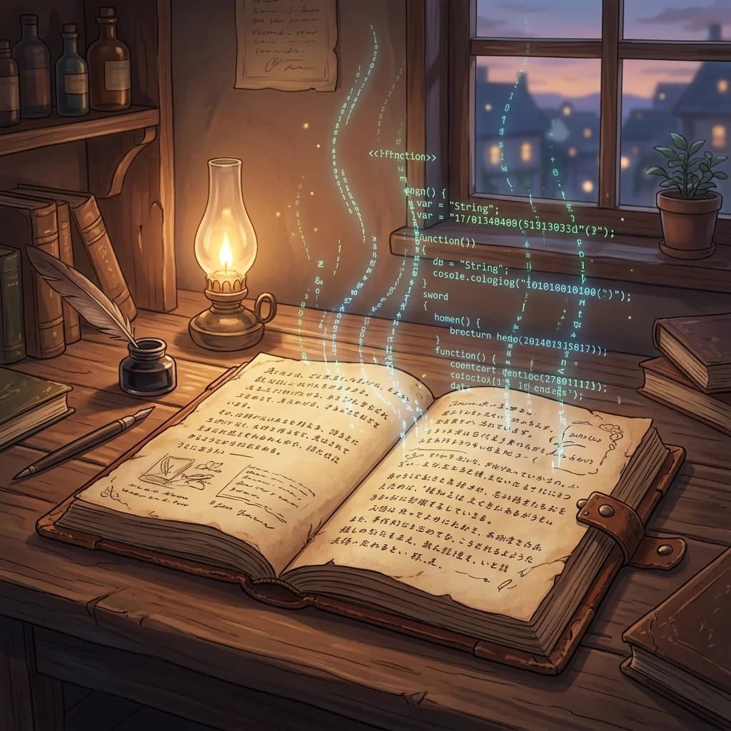 An abstract neural net glowing with data points, representing persistent memory systems.